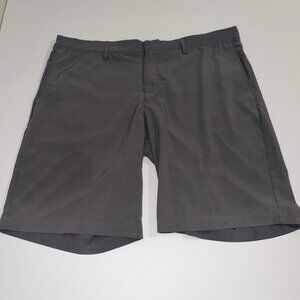 Nike‎ Golf Dri Fit Shorts Standard Fit Flat Front Gray Mens Size 40 Activewear
